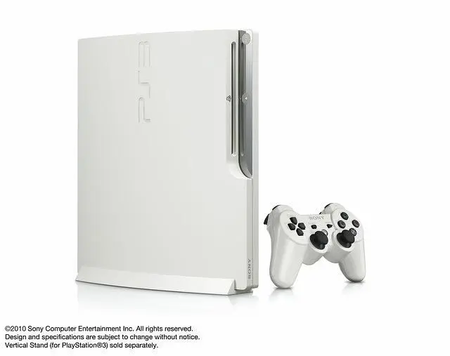 White PS3 slim for Japan, big HDDs