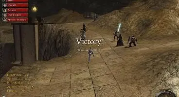 The gameplay of Dawnspire boils down to a hack and slash version of capture the flag as two teams, light and dark, work to capture relics and return them to spawn points.