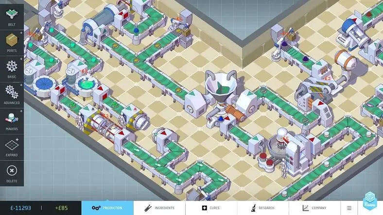 Big Pharma a management sim in the pharmaceutical industry, out in early 2015