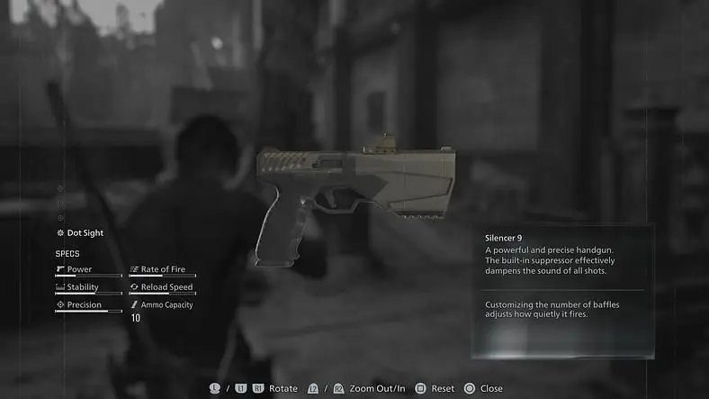Full list of Resident Evil Requiem Weapons