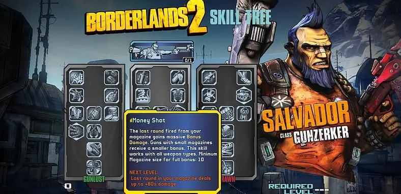 Gearbox releases skill tree calculator for Borderlands 2