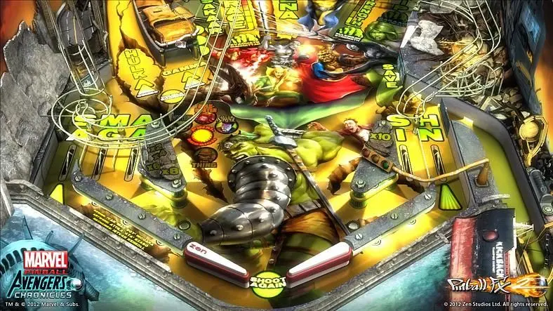 Avengers Chronicles DLC announced for Pinball FX 2, Marvel Pinball