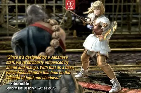 EGM tease has Soul Calibur 5 shot?