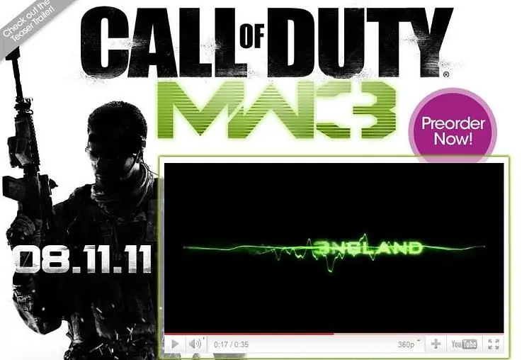 UK retailers confirm Nov. 8 Modern Warfare 3 release
