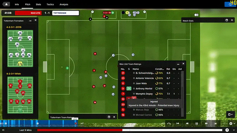 Fans and developer squabble over Football Manager 2016 injury model