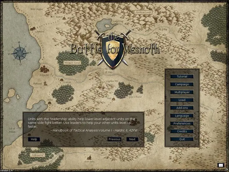 The Battle for Wesnoth v1.4.1 released