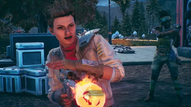 The Outer Worlds Holster - how to put weapons away