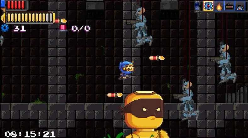Old-school platforming like your mum used to make. If she made games, that is.