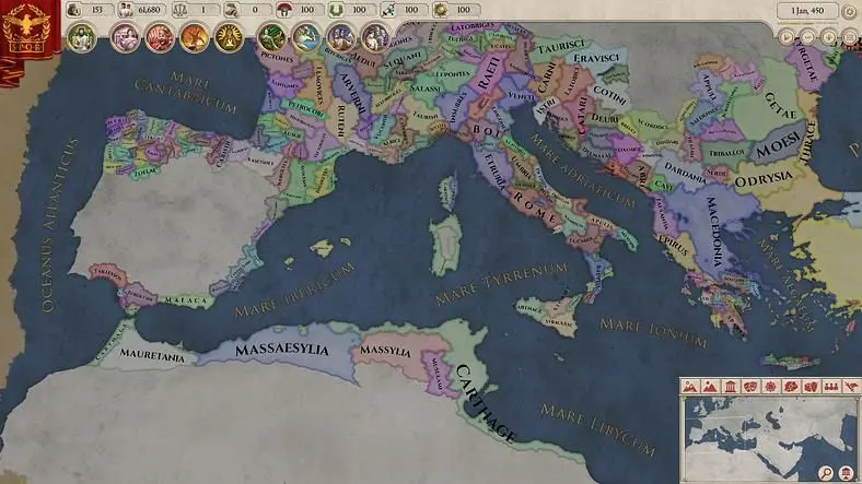 Imperator: Rome World Map - Full Size Map Revealed