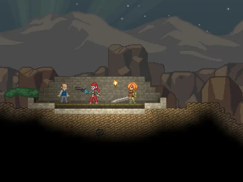 Starbound beta divided into three parts
