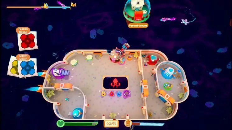 Hands-On Preview: Underpacked! Turns Players Into Space Cats Tasked With Delivering Packages and Defending Their Ship