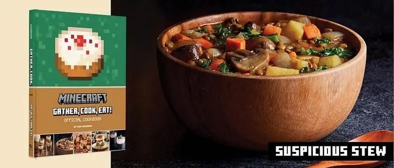 Newest Minecraft Cookbook Teaches You to Make Real-Life Suspicious Stew