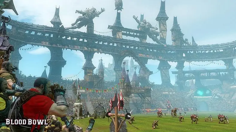 Blood Bowl 2 features upgradeable stadiums, pitch invasions