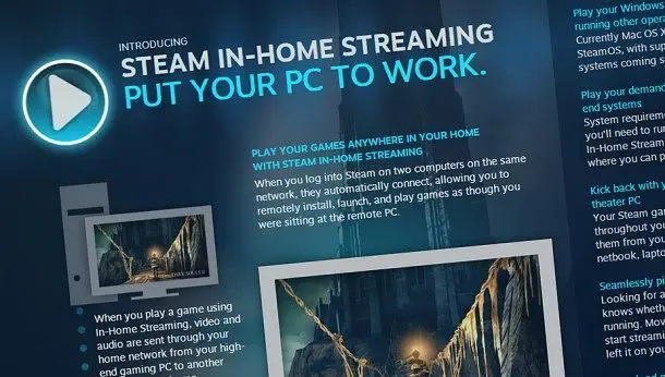 Steam now lets you stream games across your household devices