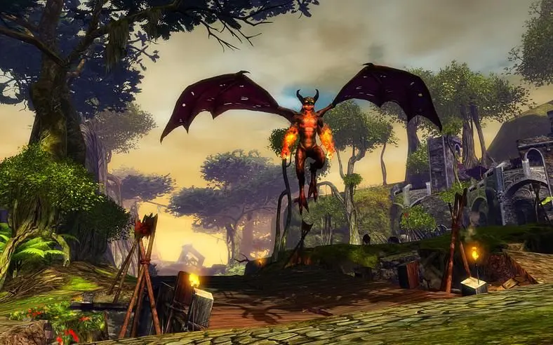 Guild Wars 2 lets your character swap servers "for a fee"