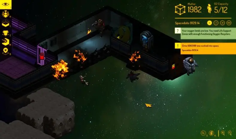 Double Fine's Spacebase DF-9 now at Alpha 5, illness and injury now a threat