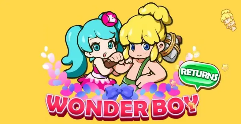 Wonder Boy Returns in Cutesy Anime Fashion