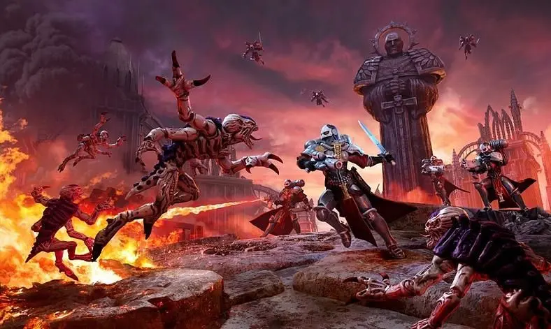The Sisters of Battle Lend the Blood Angels A Helping Hand in Warhammer 40,000: Battlesector