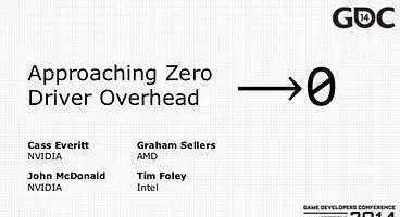 Nvidia, AMD and Intel advocate OpenGL at GDC, "7 to 15 times more performance"