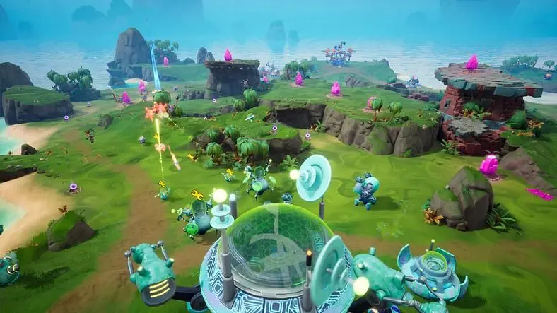 Chip ‘n Clawz vs. The Brainioids Is A Colorful Action-Strategy Game From Phoenix Point Developer Snapshot Games