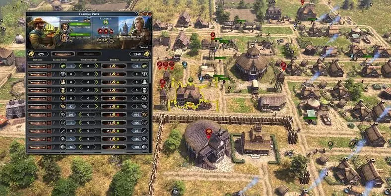 Farthest Frontier Trading Post - Alerts for traders arrival in Patch v0.7.5, requesting resources in future updates