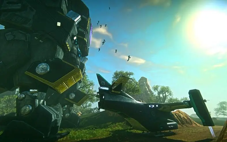 Taking a trip planetside? Remember to bring an army with you.