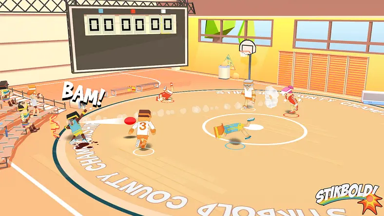 Funky dodgeball game Stikbold gets April 1st release date on PC