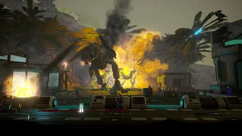 We take a look at the 2.5D shooter with a troubled development.