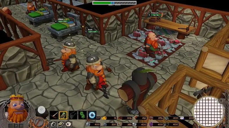 A dash of Dungeon Keeper, a smidgeon of Evil Genius, and a drop of Dwarven Fortress: all the components of a Game of Dwarves.