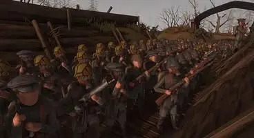 Large-scale World War 1 Battle Simulator Rising Front's "colossal" 1.0 Update "changes a huge portion of the game"