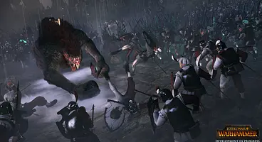 Creative Assembly show off the power of the Chaos Warriors in Total War: Warhammer