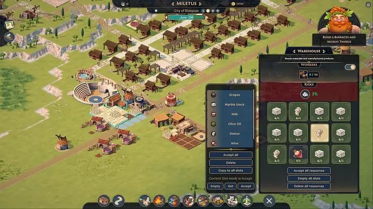 Pharaoh: A New Era Dev Unveils New City Builder Theos: Cities of Myth Set in Ancient Greece
