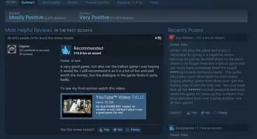 Valve update Steam’s user reviews system, focus on recently posted reviews