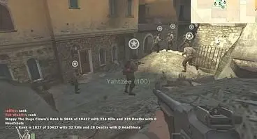 The crumbled buildings around you, loud bombs going of around you, the whiz of bullets blazing over my head as I crawl up to an enemy bunker...