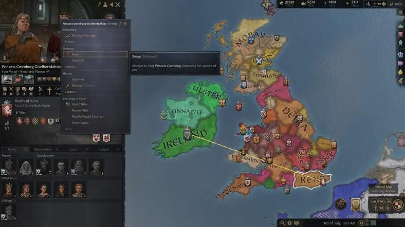 Crusader Kings 3 Vassals and gaining Dread