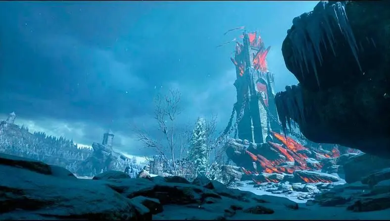New Dragon Age: Inquisition screens show the snows of Emprise Du Lion
