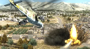 Combat flight simulator Air Missions: Hind hits Steam Greenlight