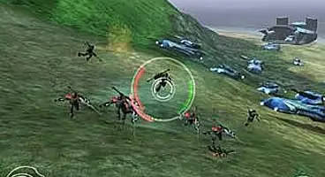 Battle Engine Aquila is a quasi-futuristic mission-based shooter that puts you at the controls of a giant spider thing that can also transform into a jet, but only for short periods of time...