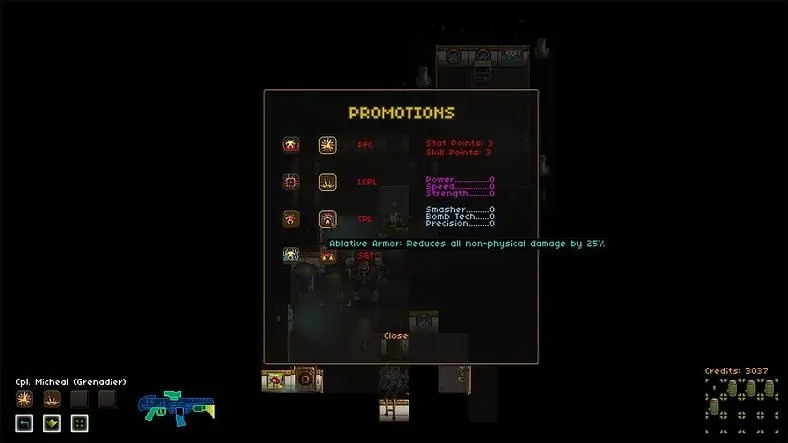 Another roguelike comes off the production line. This one's all full of space marines and covered in steampunk.