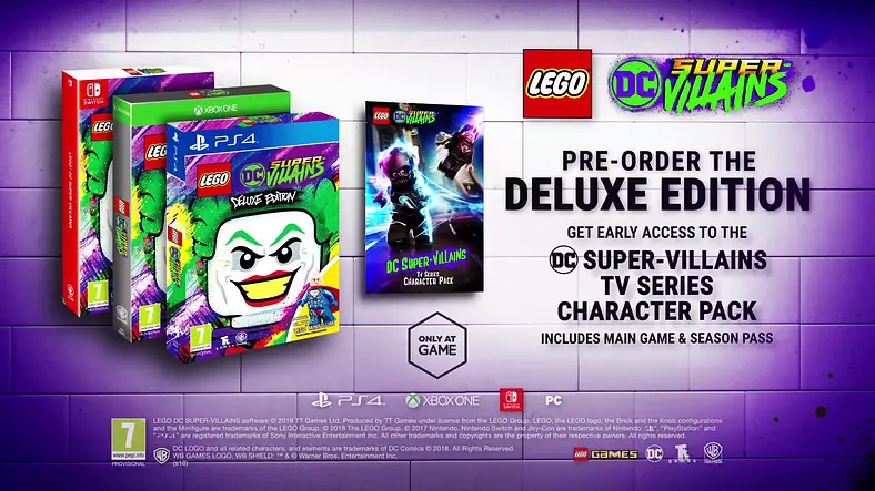 LEGO DC Super-Villains Reveals Reign and Zoom TV DLC