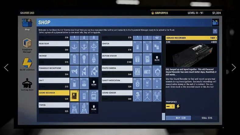 How do you use the new Sound Recorder in Phasmophobia?