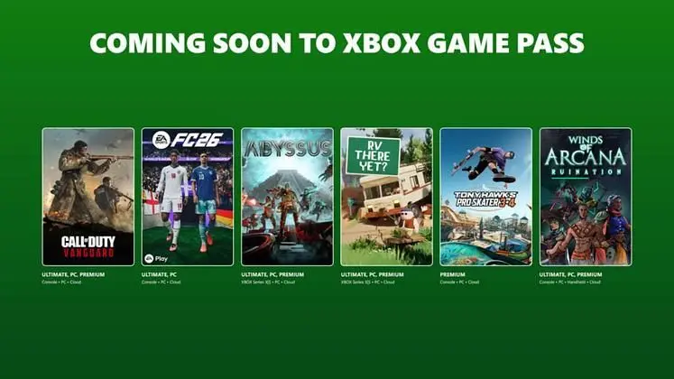 Games Coming to Xbox Game Pass in 2026 - June Wave 2: EA Sports FC 26, CoD Vanguard, THPS 3 + 4 and More