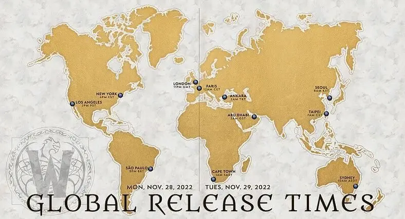 World of Warcraft: Dragonflight Release Times - When You Can Explore The Dragon Isles