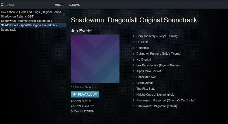 Valve gets musical with new Steam Music Player