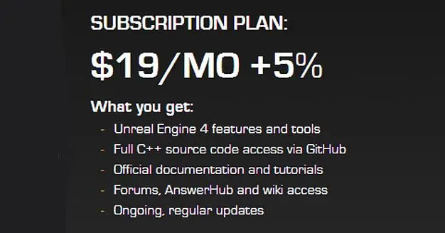 Epic announce Unreal Engine 4 to be "affordable and fair" for $19 a month