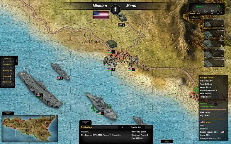 Mix strategy gaming with World War II and what do you get? An extremely long list of old games – and Tank Operations: European Campaign.