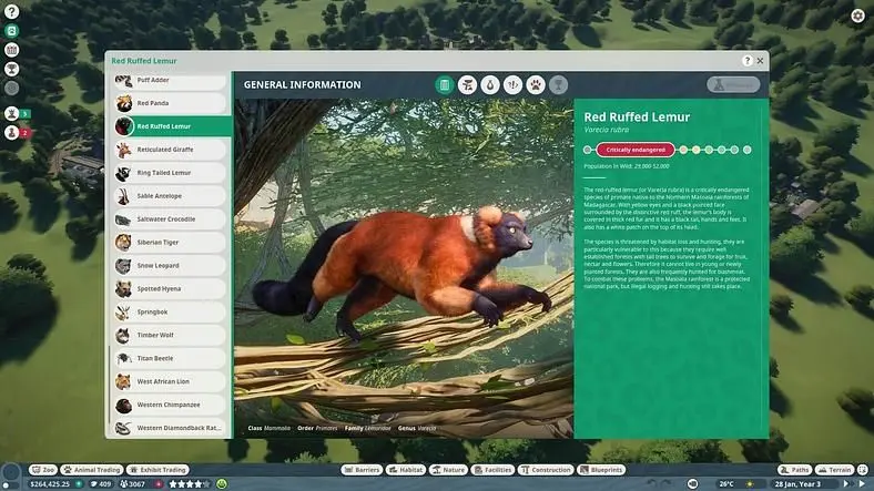 Planet Zoo Animal List - All Animals We Know Of