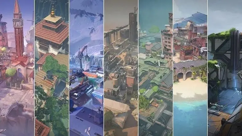 Guides / The Complete List of Valorant Maps Names (2025 Rotation Guide)