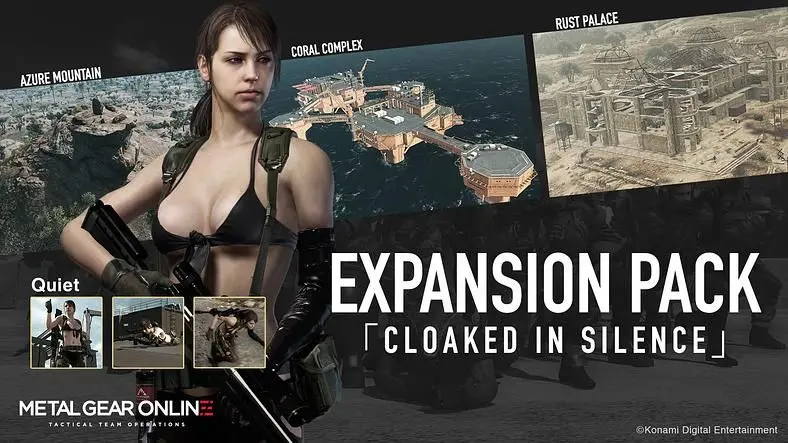 Cloaked In Silence DLC for Metal Gear Online dated March 15th