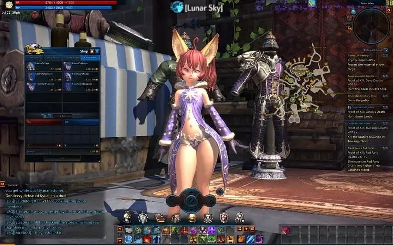 Tera's gore slider to be restored post launch, Elin race altered to be less sexy